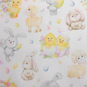 Easter Bunny &amp; Chicks Cotton image