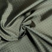 Dobby spot lining – Grey &amp; black shot image