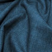 Linen look cotton – Denim Blue