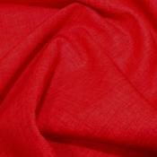 Linen look cotton – Red