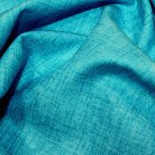 Linen look cotton – Peacock Blue