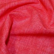 Linen look cotton – Coral image