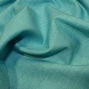 Linen look cotton – Aqua Blue image