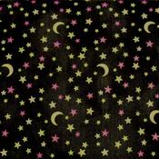 Moon and stars cotton