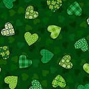 Irish Hearts with Love Cotton