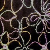 Linen Viscose Mix – Embroidered Brown