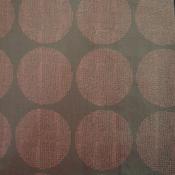 Combed lawn – Blush dotty circles on coffee