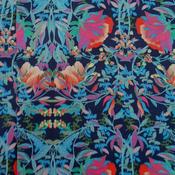 Combed lawn – Midnight floral