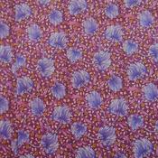 Combed lawn – Hyacinth &amp; mauve floral