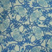 Combed lawn – Wedgewood floral