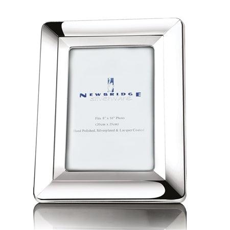 Newbridge Silverware Large Vartry Silver Plated Photo Frame 8x10 Size L Classic Bevelled Edge