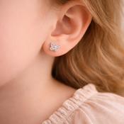 Absolute Jewellery Silver Butterfly Earring image