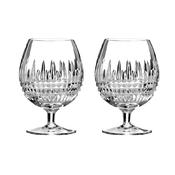 Waterford Crystal Lismore Diamond Brandy Glass Pair image