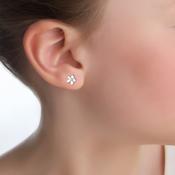 Newbridge Silver Childrens Flower Stud Earrings image