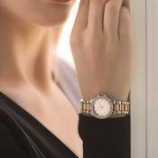 Newbridge Silver Rose Gold &amp; Silver Plated Round Watch image