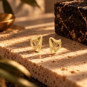 Seala Collection Harp Earring Gold image