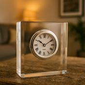 Galway Crystal Mantle Clock 13cm image