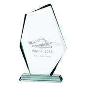 Premium Tall Jade Award 280mm (Colour Engraving Available) image