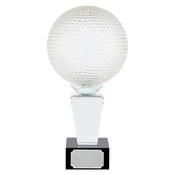 Crystal Golf Ball Trophy 390mm image