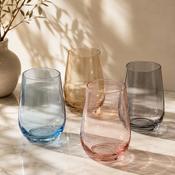 Killarney Crystal Jewel Collection Hi Ball Glasses Set of 4