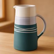 Paul Maloney Pottery Teal Jug by Tipperary Crystal