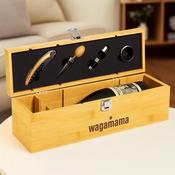 Wooden Wine Box Set and Accessories image