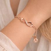 Newgrange Living Rose Gold  Infinity Bracelet image