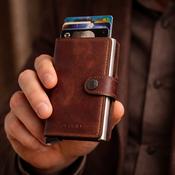 Secrid Miniwallet Original Vintage Brown – RFID Protected Leather Wallet image