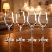 Newgrange Living Two Tone Rainbow Wine Glasses In a Set of 4 image
