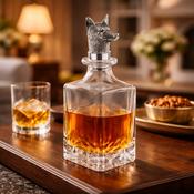Newbridge Silver Fox Head Decanter image