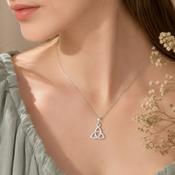 Small Silver Celtic Trinity Pendant by Kilkenny Silver image