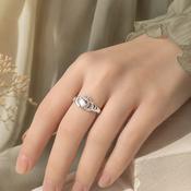 Sterling Silver Simple Celtic Claddagh Ring by Kilkenny Silver image