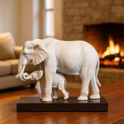 Lladro Leading The Way (Elephant and Calf) 29cm