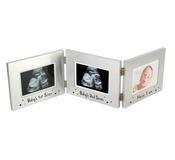 Baby Scan Triple Frame "Here I Am" image