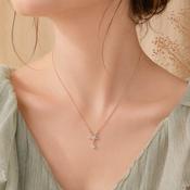 Absolute Jewellery Rose Gold Delicate Star Pendant Necklace image