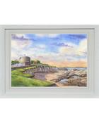 James Joyce Tower, Sandycove, Dublin by Sean Curran Art Framed Print 20" x 16" image