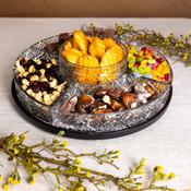 Killarney Crystal Trinity Lazy Susan Serving Set image