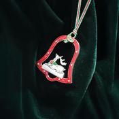 Newbridge Silverware Resting Reindeer Christmas Tree Decoration image
