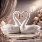 Lladro Endless Love Swans Figurine image
