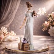 Lladro Traveling Companions Woman Figurine image