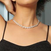 Newbridge Silver Clear Cubic Zirconia Necklace image