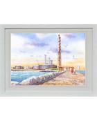 The Pigeon House, Dublin by Sean Curran Art Framed Print 16" x 12" image