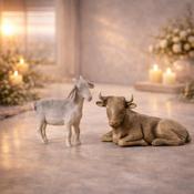 Willow Tree Ox And Goat Figurine image