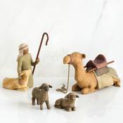Willow Tree Shepherd And Stable Animals image