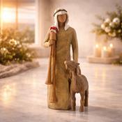 Willow Tree Zampognaro Shepherd With Bagpipes image