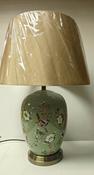 The Grange Collection Bird and Flower Ceramic Table Lamp and Shade image