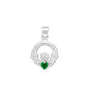 Kilkenny Silver Claddagh Pendant and Chain image