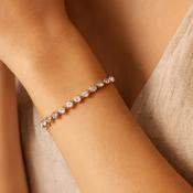 Absolute Jewellery Rose Gold Tennis Bracelet image