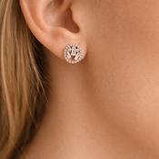 Absolute Cubic Zirconia Earring Set - Rose Gold image