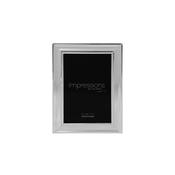 4" x 6" Silver Plated Frame with Beaded Edge image